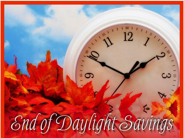 daylight savings. Daylight Savings Time Change