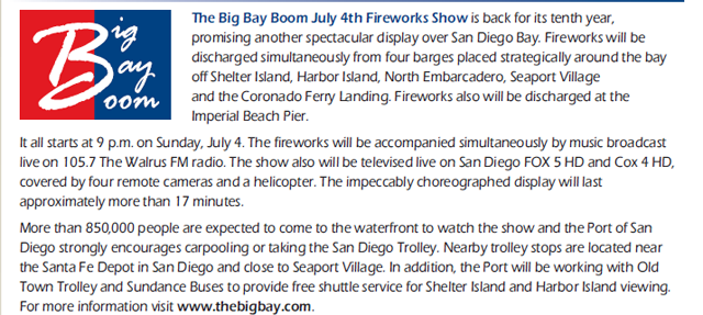 San Diego Fireworks