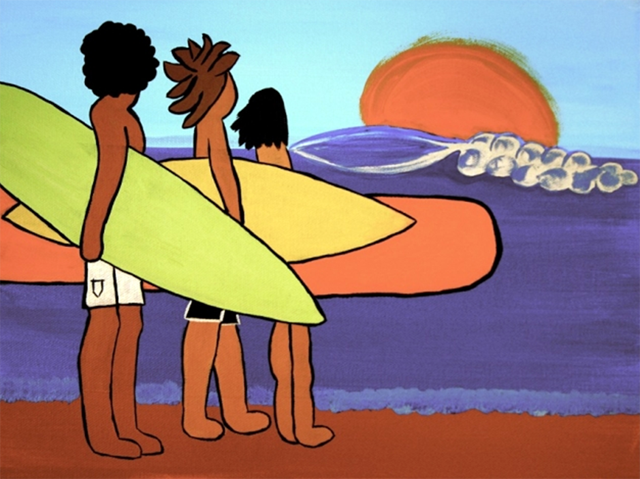 Dawn Patrol by Elise Nicole - OceanGirlArt.com